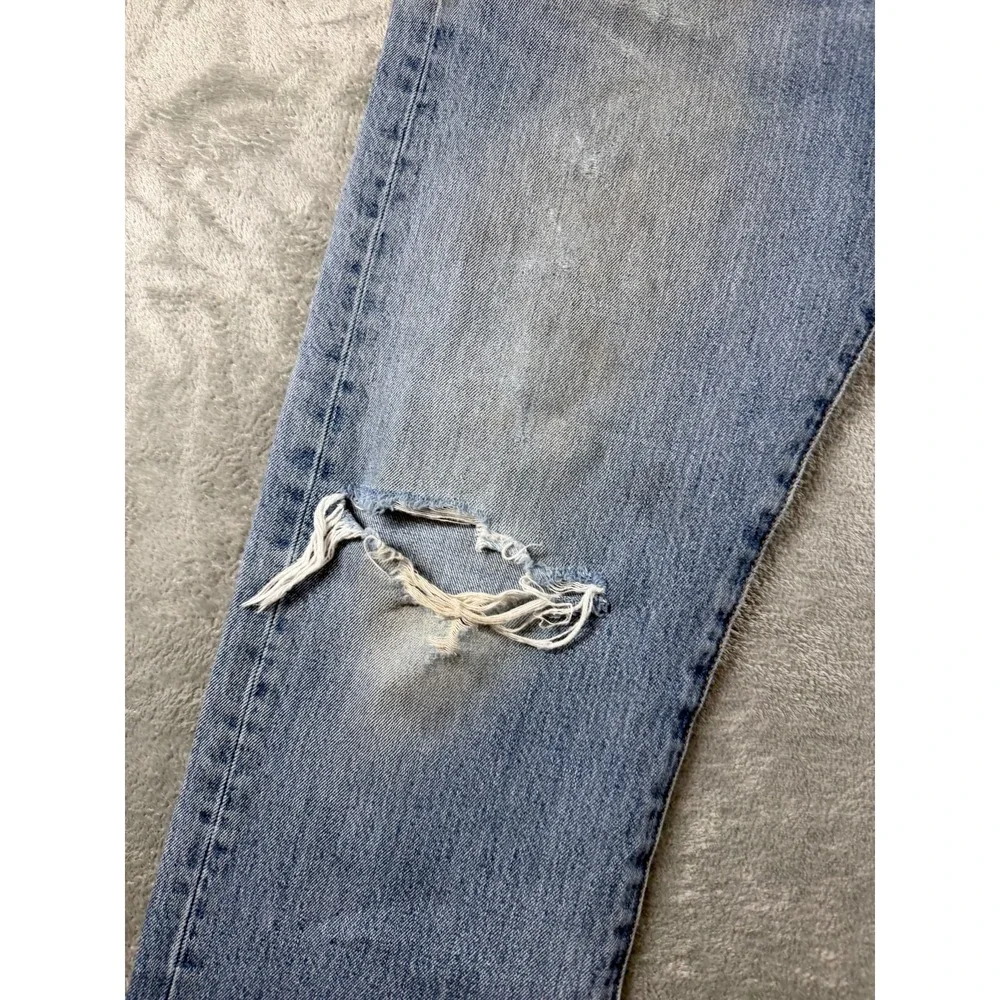 Levi's 501 Jeans 38x34 Distressed Grunge Y2K Skater Light Wash